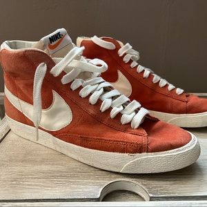 Mens Nike Blazer high suede vntg spice size 10